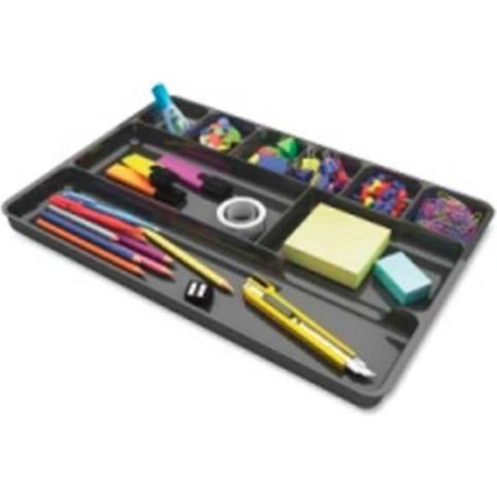 DEFLECTO Deflect-o® Desk Drawer Organizer 14" x 9" Black 38104